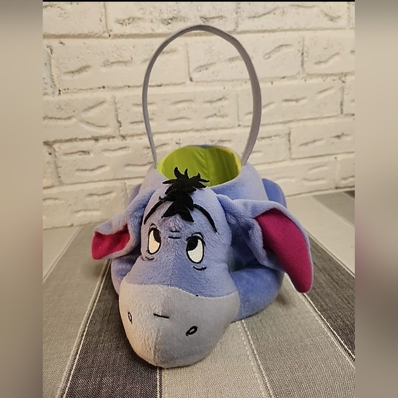 Halloween Eeyore Vintage Walt Disney Plush Easter Basket Winnie The Pooh - Picture 10 of 10